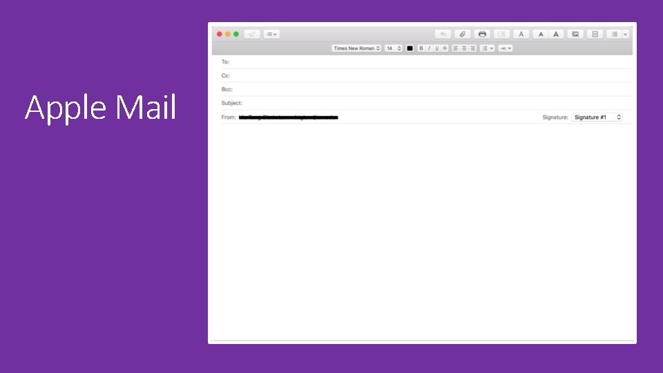 Apple Mail Apple Mail
