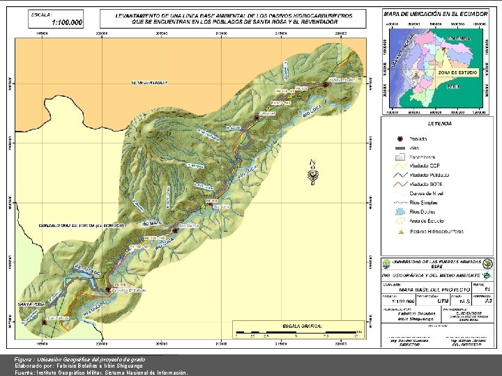 Figura : Ubicación Geográfica del proyecto de grado Elaborado por: Fabricio Bolaños e Irbin