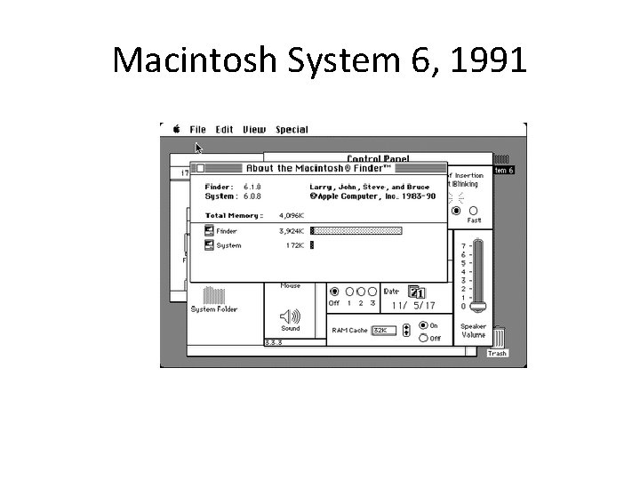 Macintosh System 6, 1991 