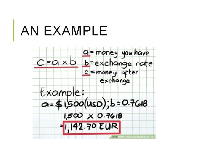 AN EXAMPLE 