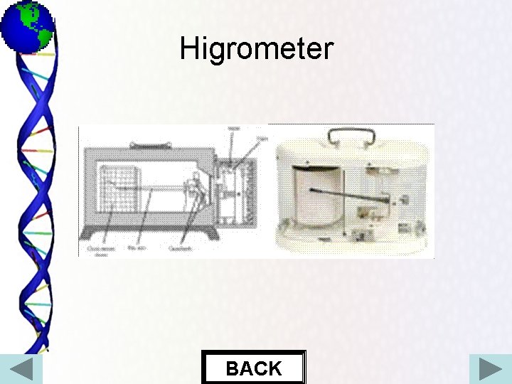 Higrometer BACK 