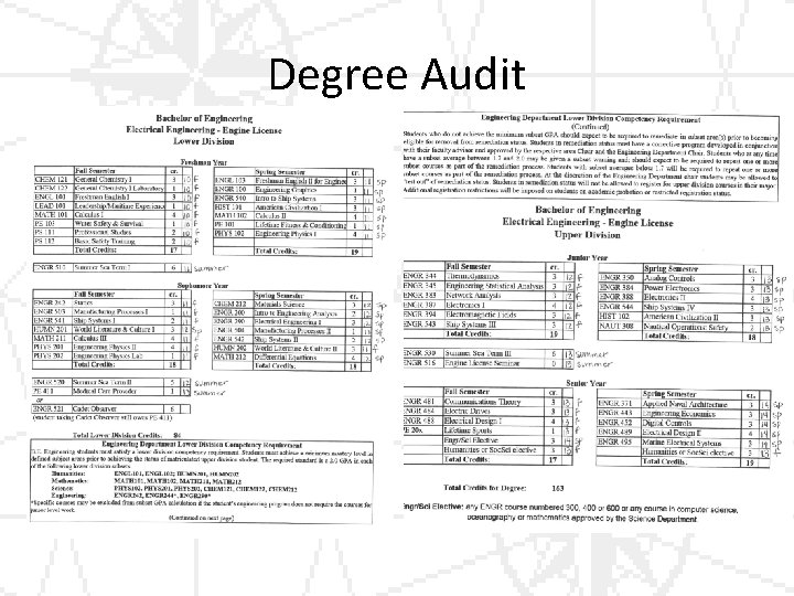 Degree Audit 