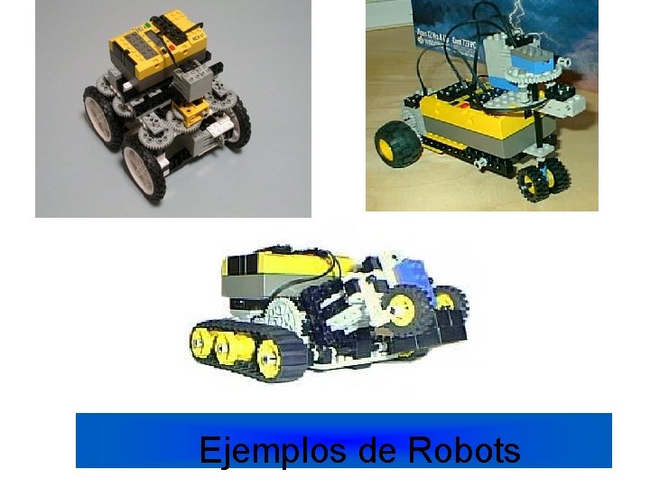 Robot Lego RCX Ejemplos de Robots 