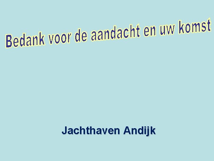 Jachthaven Andijk 