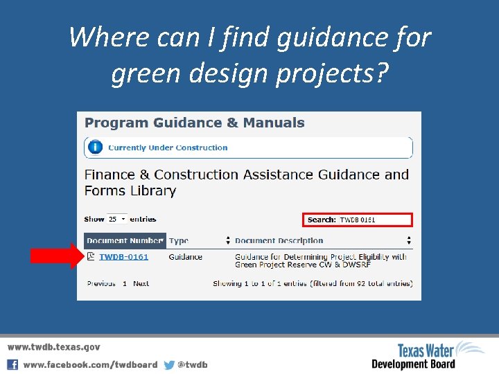 Where can I find guidance for green design projects? 14 