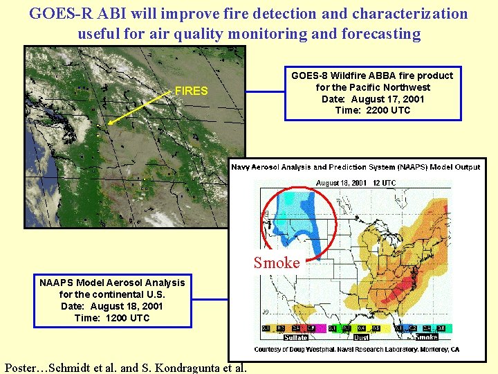 GOES-R ABI will improve fire detection and characterization useful for air quality monitoring and