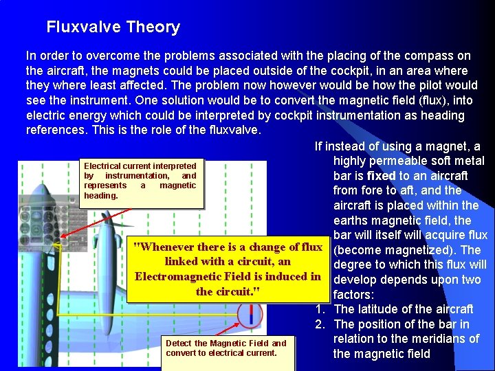Fluxvalve Theory In order to overcome the problems associated with the placing of the