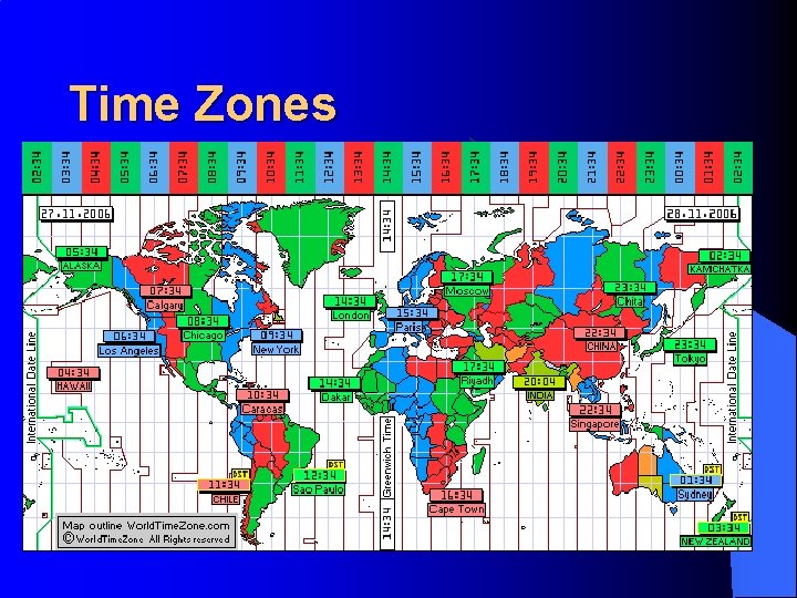 Time Zones 