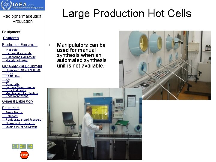 Large Production Hot Cells Radiopharmaceutical Production Equipment Contents Production Equipment Hot cells Laminar flow
