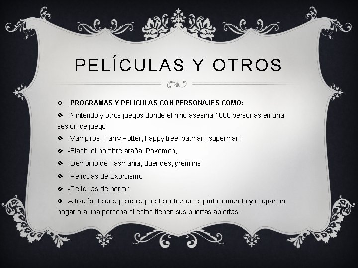 PELÍCULAS Y OTROS v -PROGRAMAS Y PELICULAS CON PERSONAJES COMO: v -Nintendo y otros