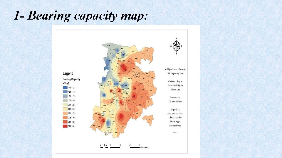 1 - Bearing capacity map: 
