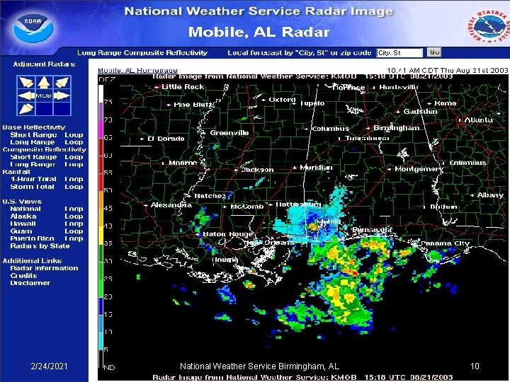 2/24/2021 National Weather Service Birmingham, AL 10 