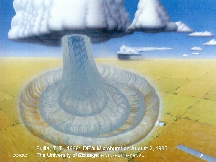 2/24/2021 Fujita, T. T. , 1986: DFW Microburst on August 2, 1985. Weather Service