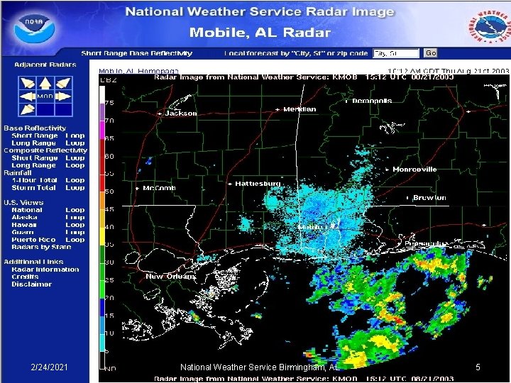 2/24/2021 National Weather Service Birmingham, AL 5 