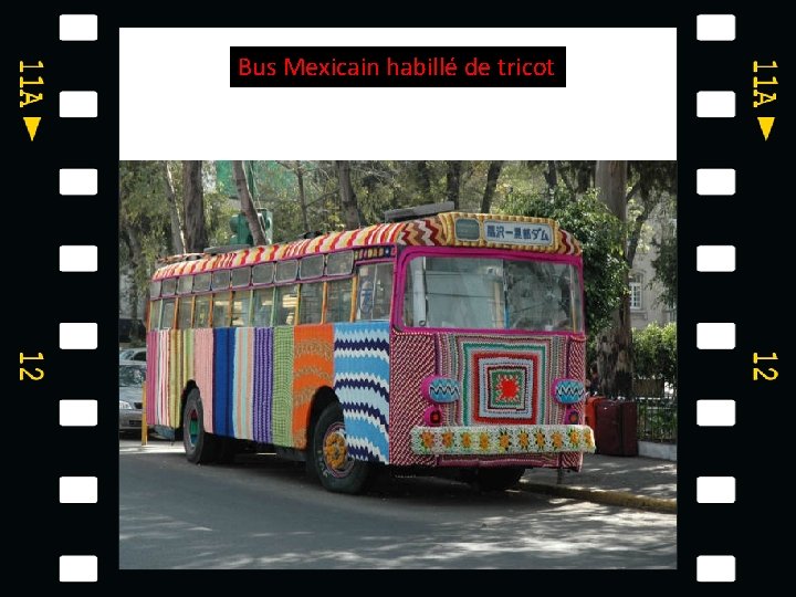 Bus Mexicain habillé de tricot 