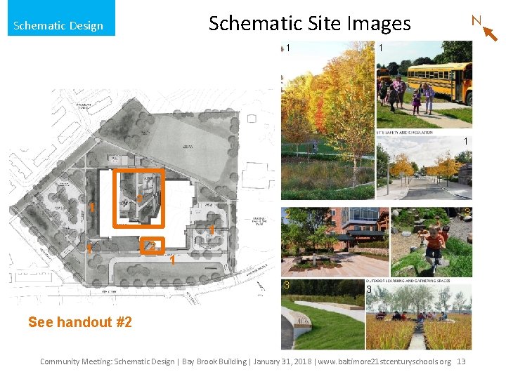  Schematic Site Images Schematic Design N 1 1 3 3 2 1 1