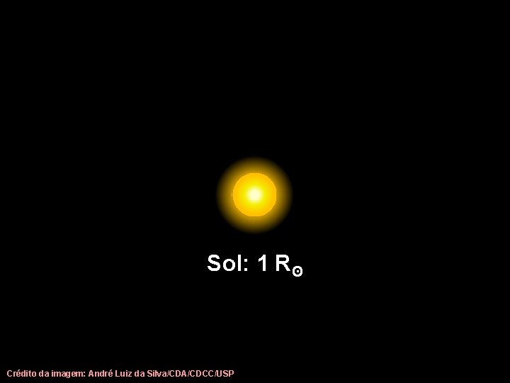 Sol: 1 Rʘ 18 Crédito da imagem: André Luiz da Silva/CDA/CDCC/USP 