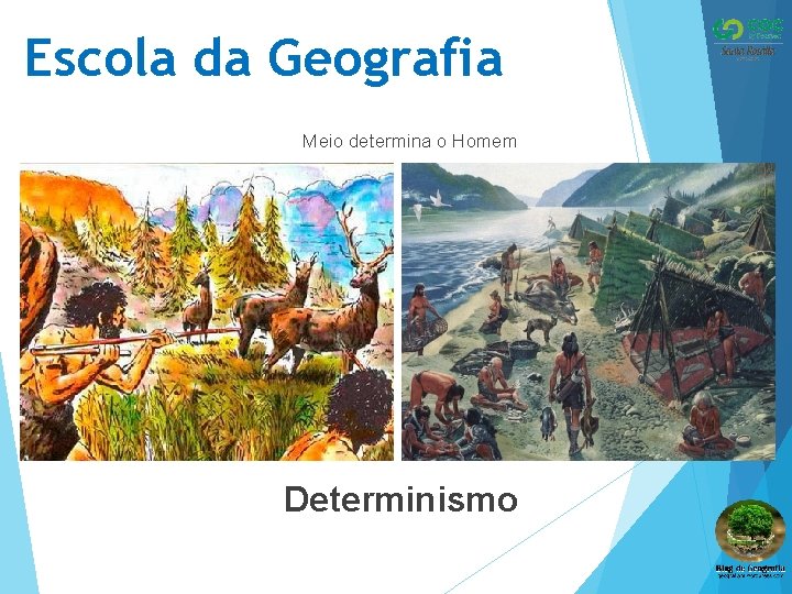 Escola da Geografia Meio determina o Homem Determinismo 