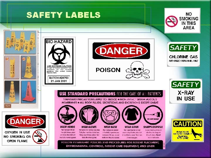 SAFETY LABELS 