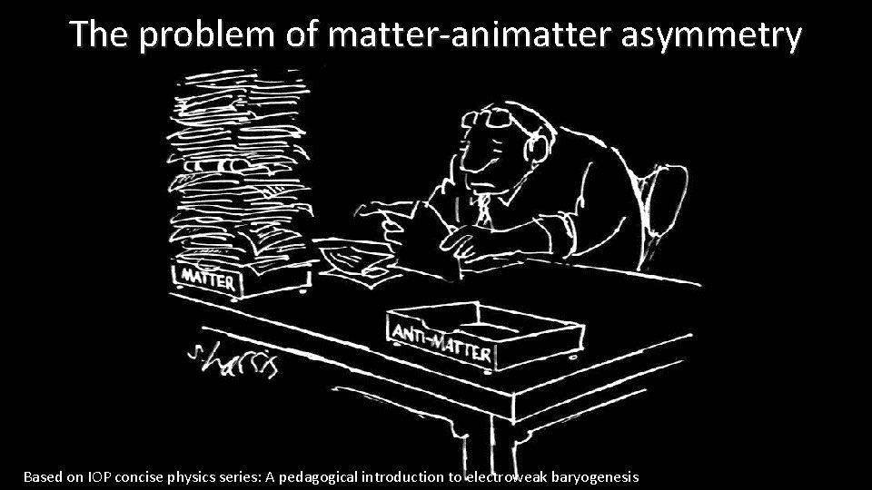 The problem of matter-animatter asymmetry Based on IOP concise physics series: A pedagogical introduction