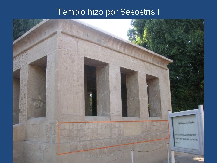 Templo hizo por Sesostris I 