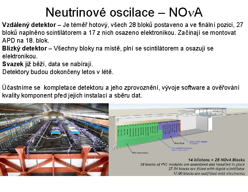 Neutrinové oscilace – NOn. A Vzdálený detektor – Je téměř hotový, všech 28 bloků