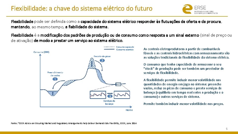 Flexibilidade: a chave do sistema elétrico do futuro Flexibilidade pode ser definida como a