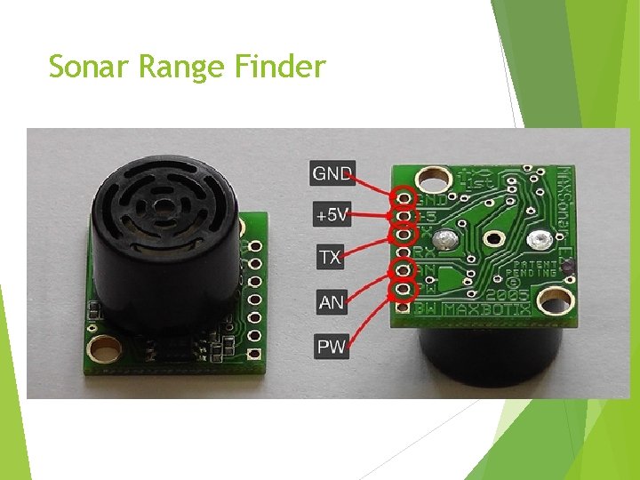 Sonar Range Finder Sonar Range Finder