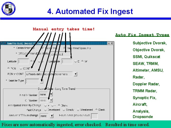 4. Automated Fix Ingest Manual entry takes time! Auto Fix Ingest Types Subjective Dvorak,