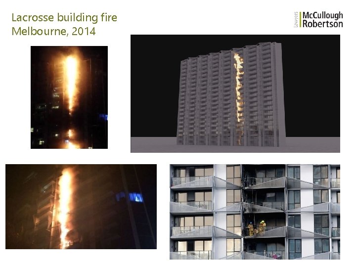 Lacrosse building fire Melbourne, 2014 