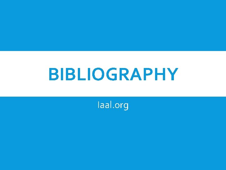 BIBLIOGRAPHY Iaal. org 