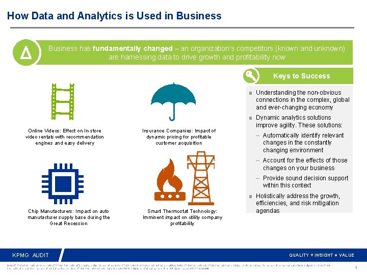 How Data and Analytics is Used in Business has fundamentally changed – an organization’s