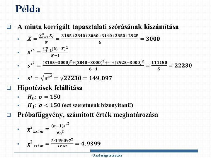 Példa q Gazdaságstatisztika 