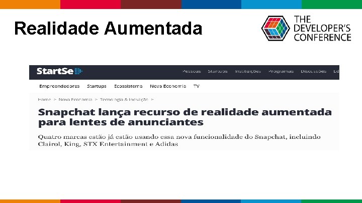 Realidade Aumentada Globalcode – Open 4 education 