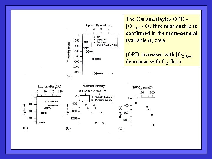 The Cai and Sayles OPD [O 2]bw - O 2 flux relationship is confirmed
