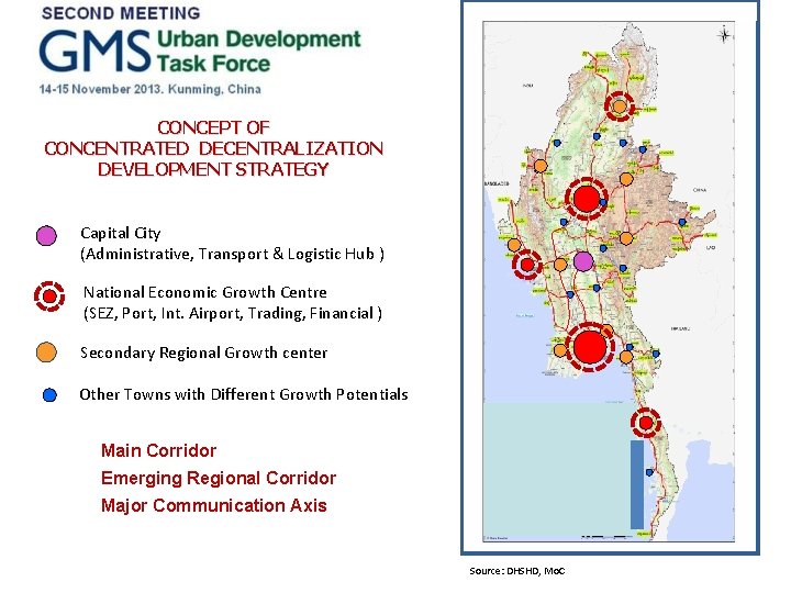 CONCEPT OF CONCENTRATED DECENTRALIZATION DEVELOPMENT STRATEGY Capital City (Administrative, Transport & Logistic Hub )