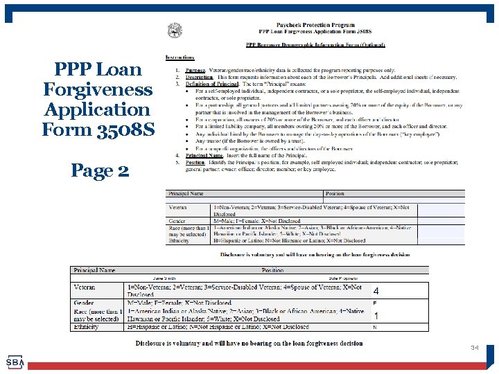 PPP Loan Forgiveness Application Form 3508 S Page 2 34 