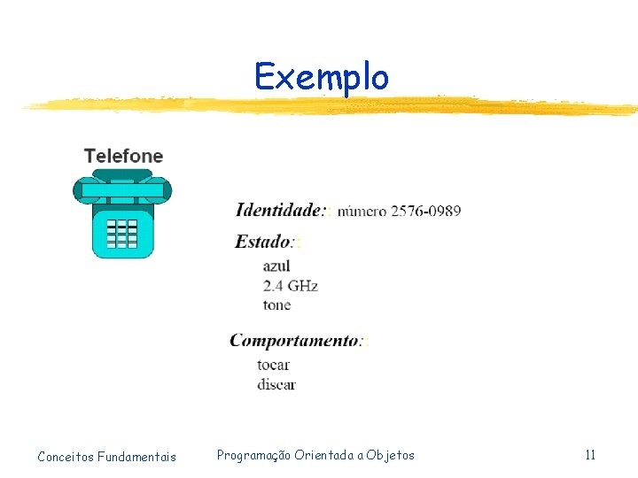 Exemplo Conceitos Fundamentais Programação Orientada a Objetos 11 