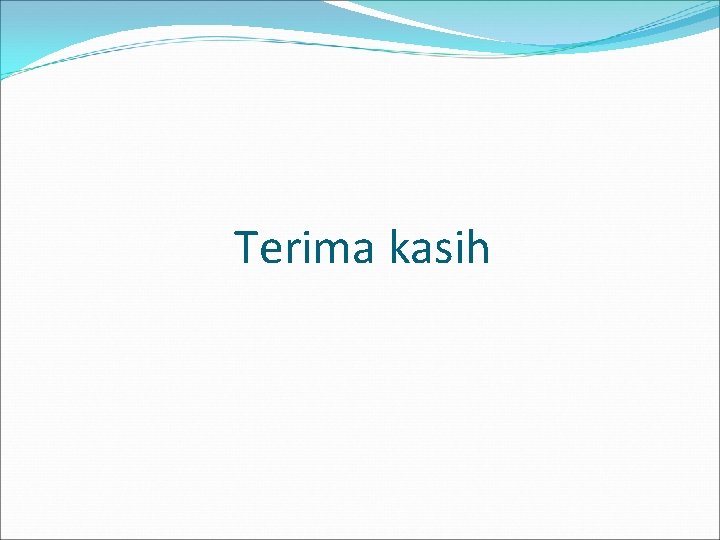 Terima kasih 