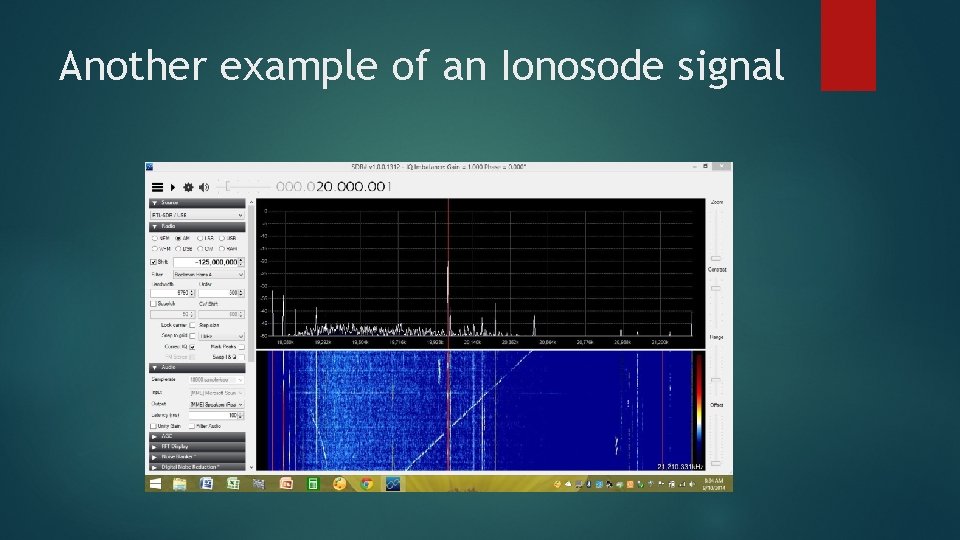 Another example of an Ionosode signal 