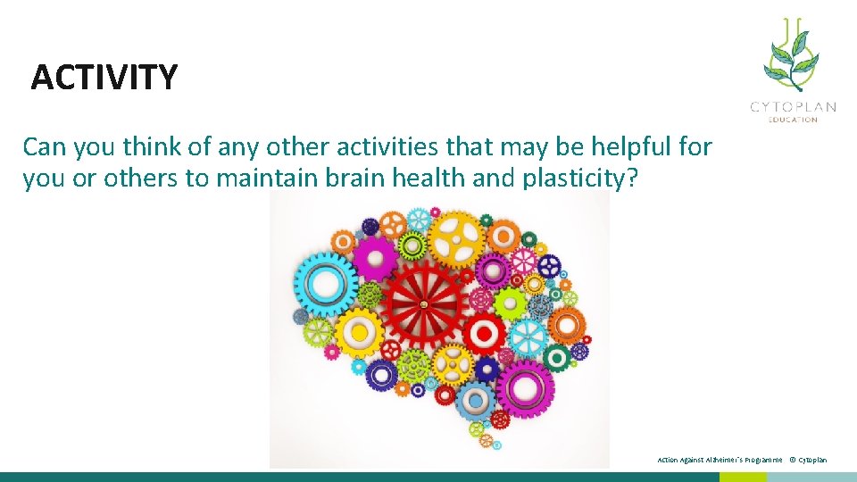ACTIVITY Can you think of any other activities that may be helpful for you
