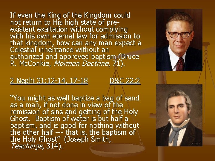 If even the King of the Kingdom could not return to His high state