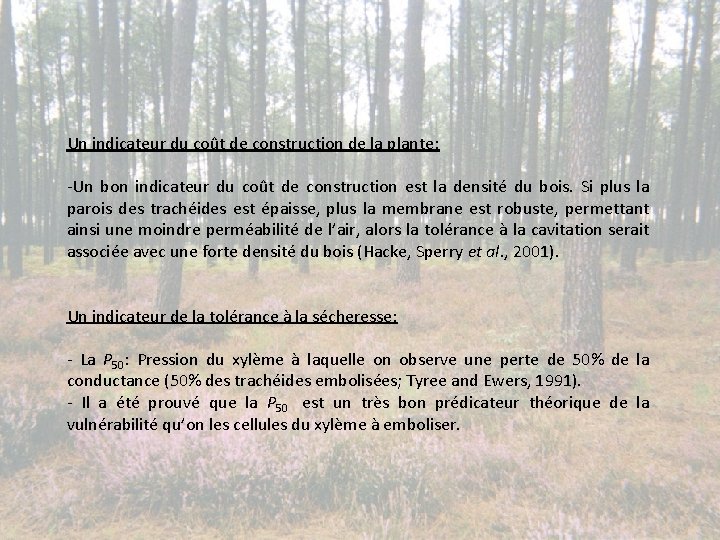 Un indicateur du coût de construction de la plante: -Un bon indicateur du coût