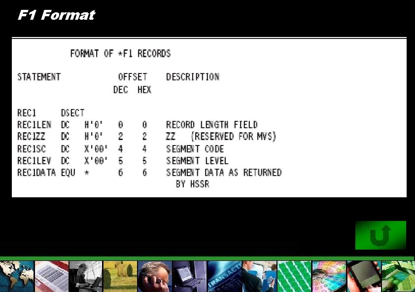 F 1 Format 