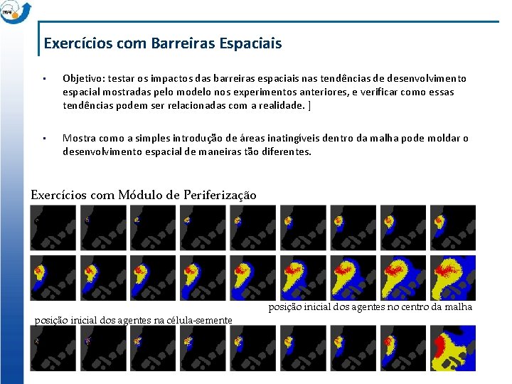 Exercícios com Barreiras Espaciais • Objetivo: testar os impactos das barreiras espaciais nas tendências