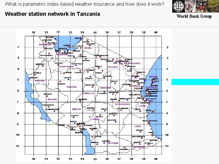 What is parametric index-based weather insurance and how does it work? Weather station network