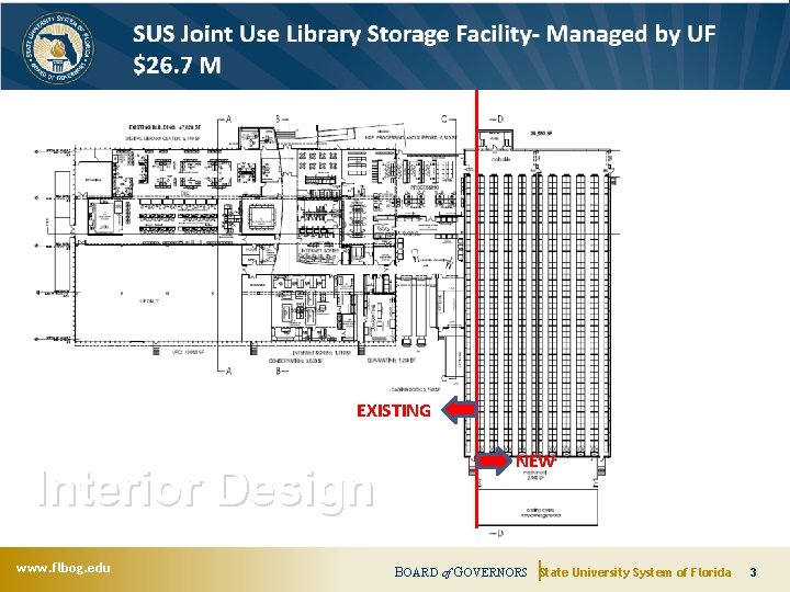 EXISTING Interior Design www. flbog. edu NEW BOARD of GOVERNORS State University System of