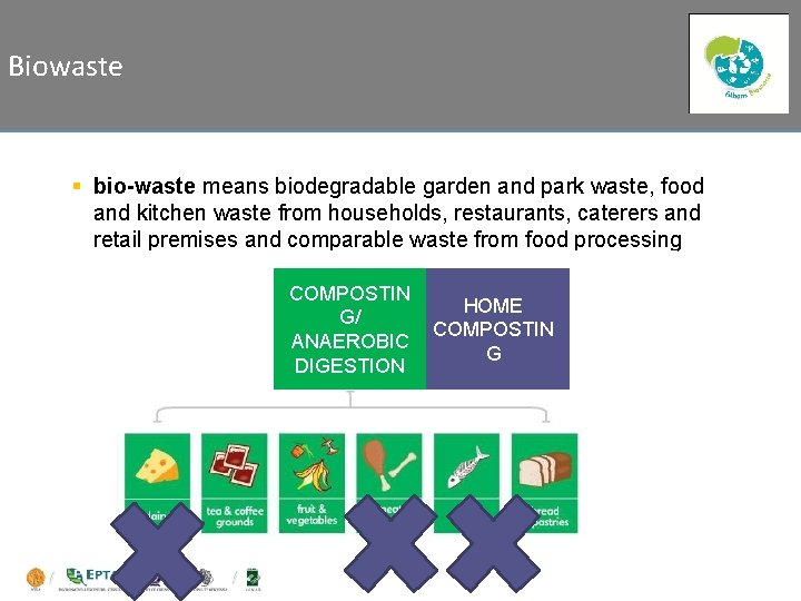 Biowaste § bio-waste means biodegradable garden and park waste, food and kitchen waste from