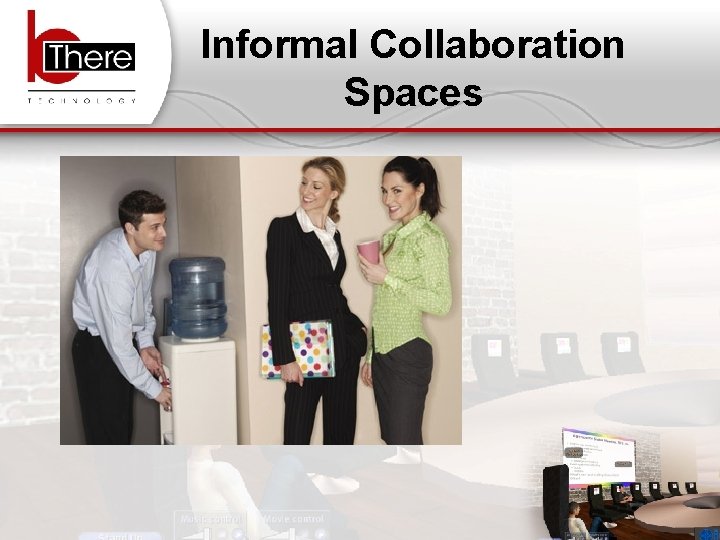 Informal Collaboration Spaces 1/17/07 b. There "better than being there" 8 