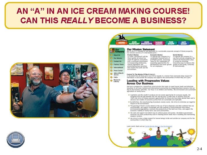 AN “A” IN AN ICE CREAM MAKING COURSE! CAN THIS REALLY BECOME A BUSINESS?